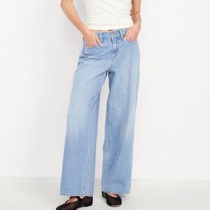 Old Navy Mid-Rise Wow Baggy Wide-Leg Jeans